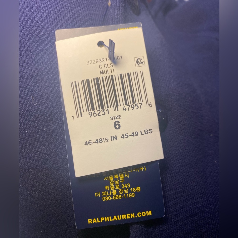 NWT Polo Ralph Lauren Boys Fleece Bomber Jacket Classic Preppy - Picture 8 of 9